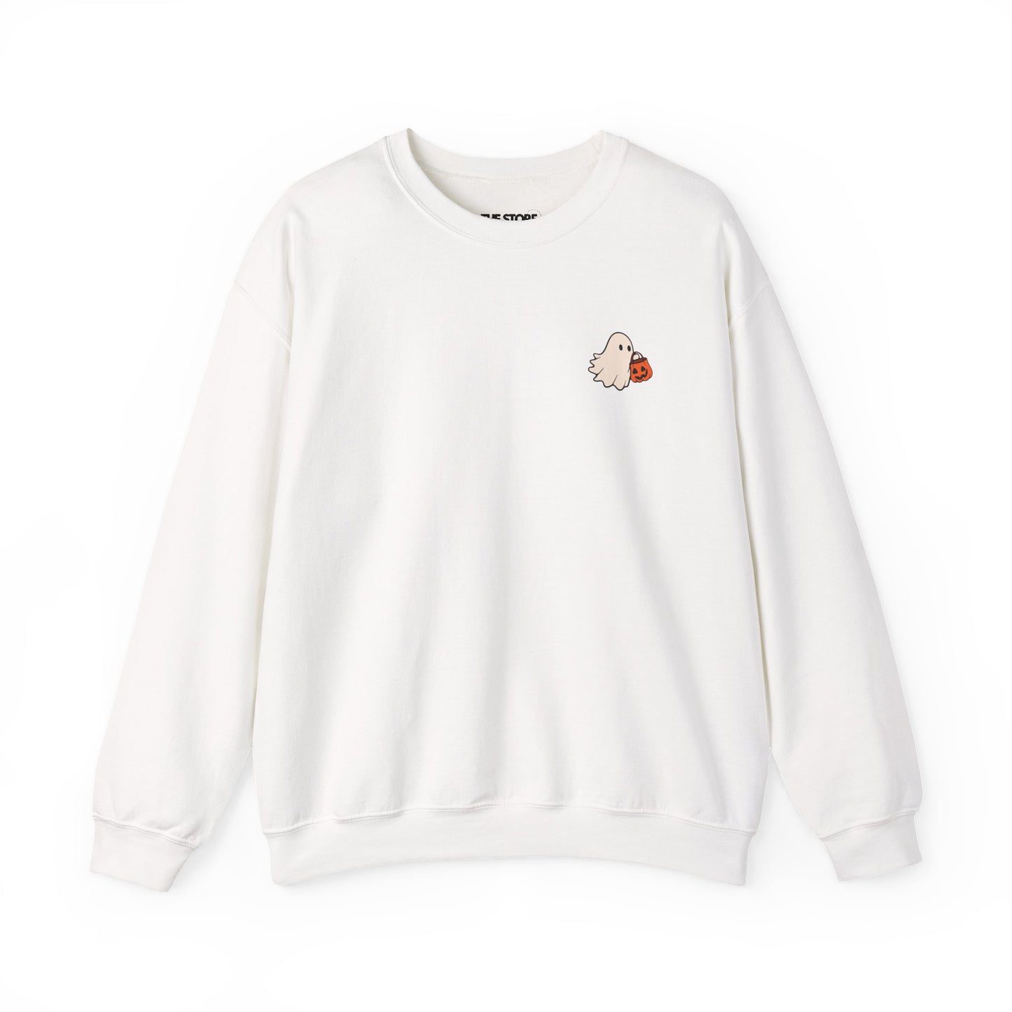Sweatshirt, Ghost With Pumpkin