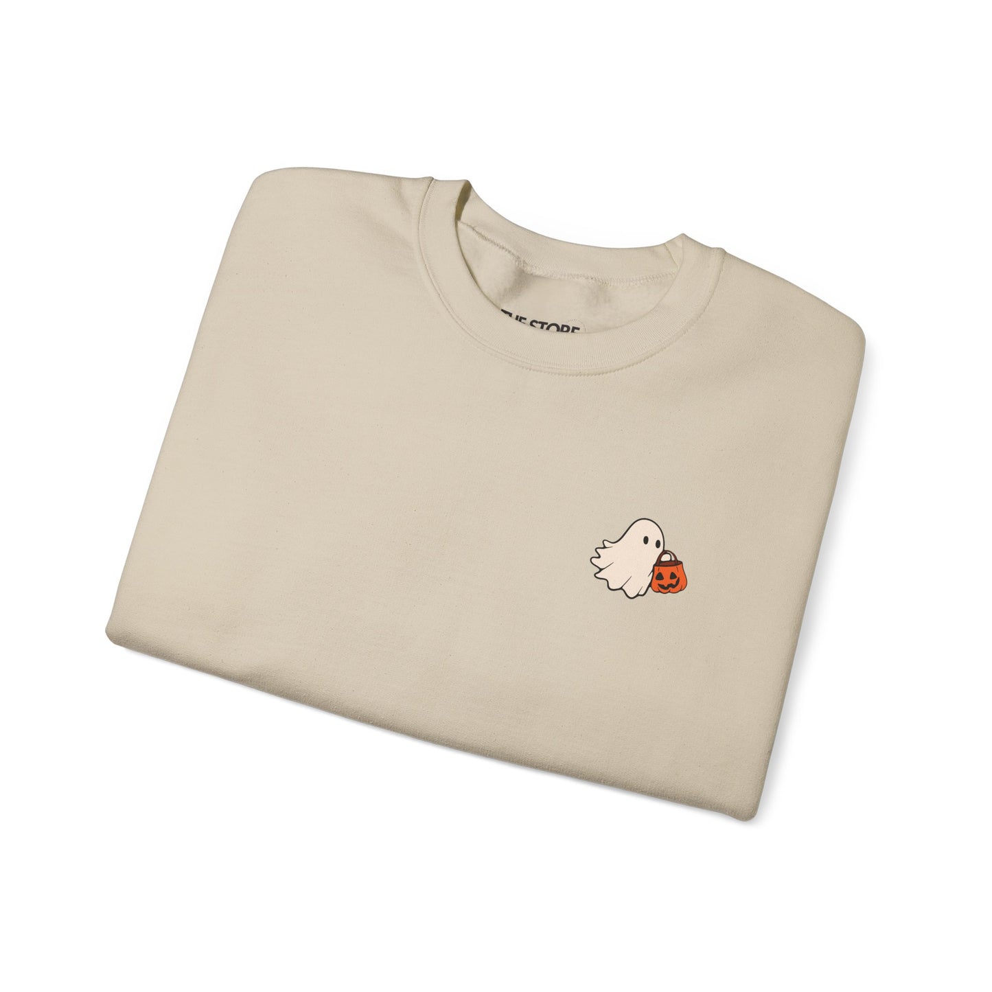 Sweatshirt, Ghost With Pumpkin