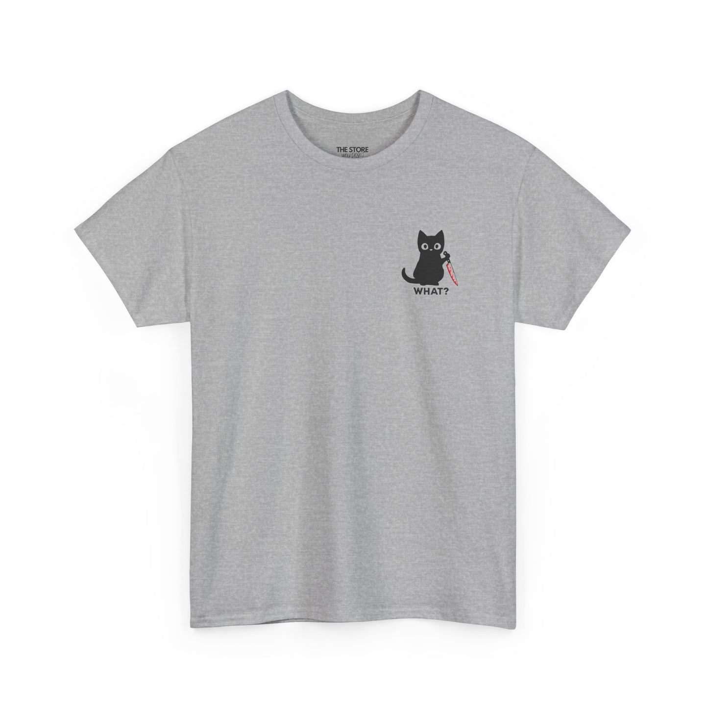 T-Shirt, Cat With Knife