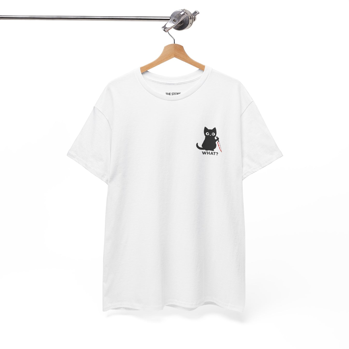 T-Shirt, Cat With Knife