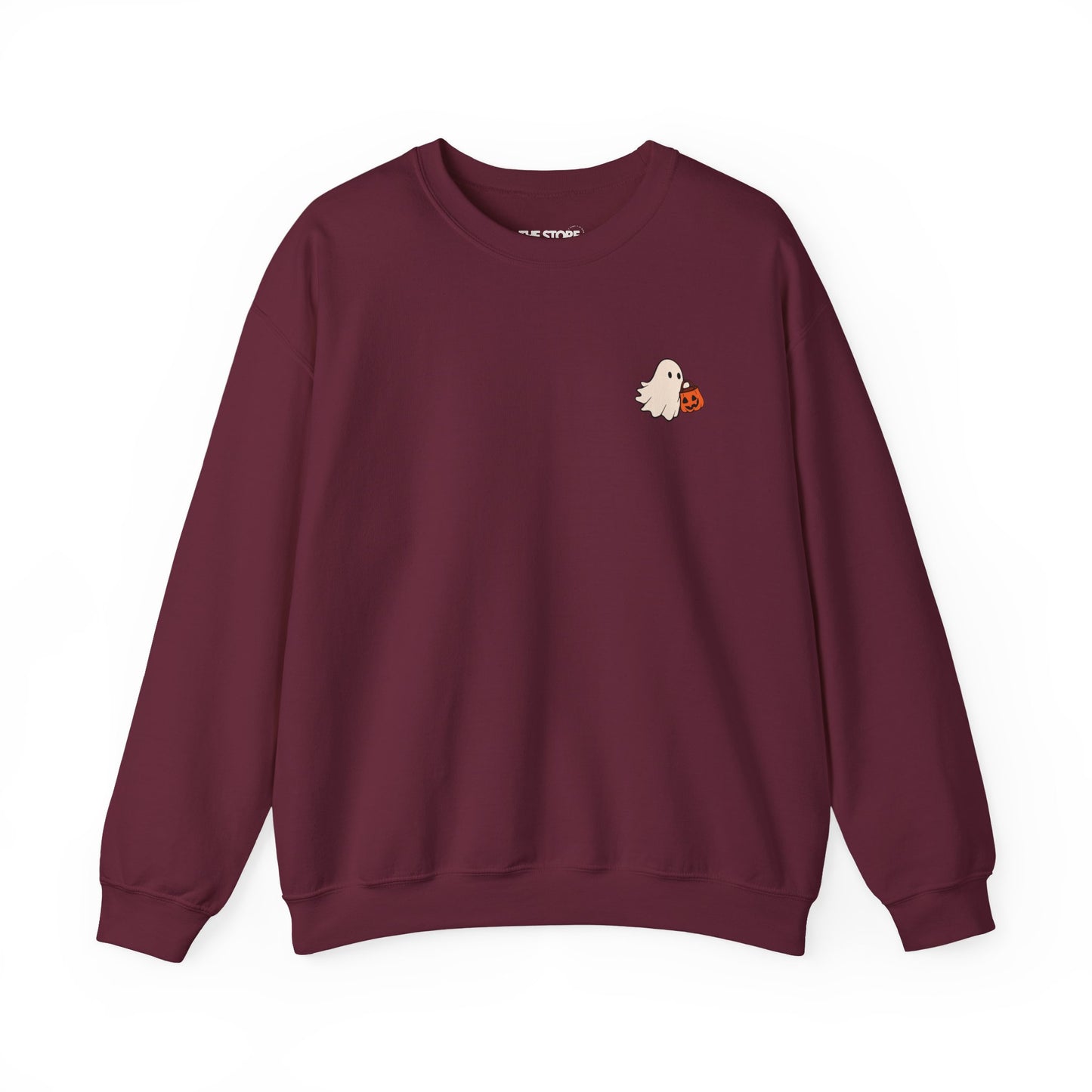 Sweatshirt, Ghost With Pumpkin