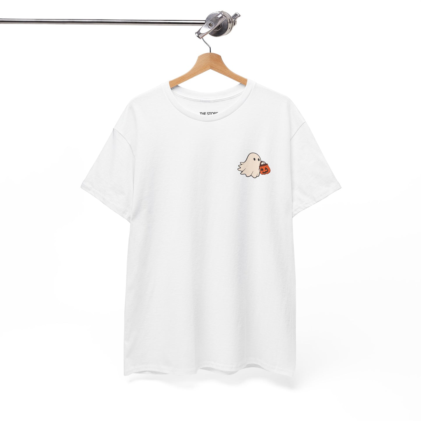 T-Shirt, Ghost With Pumpkin