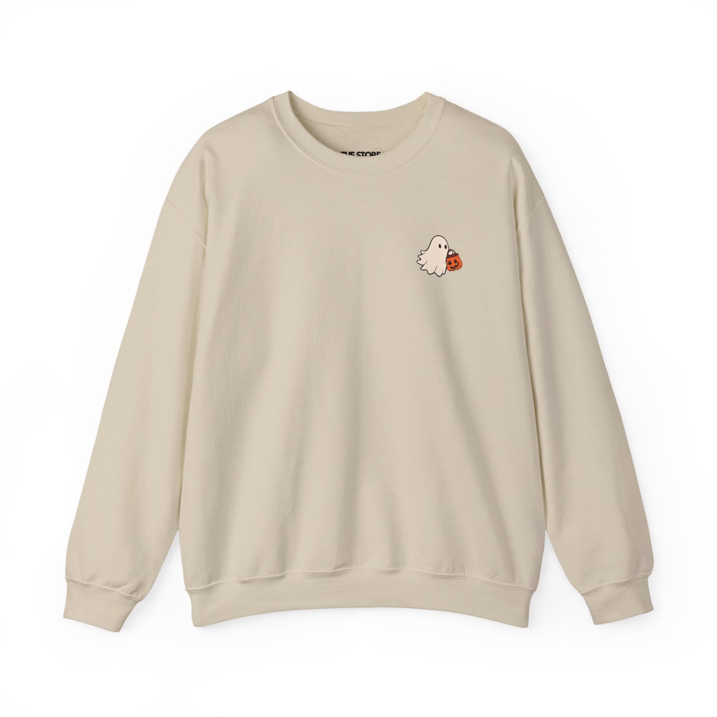 Sweatshirt, Ghost With Pumpkin