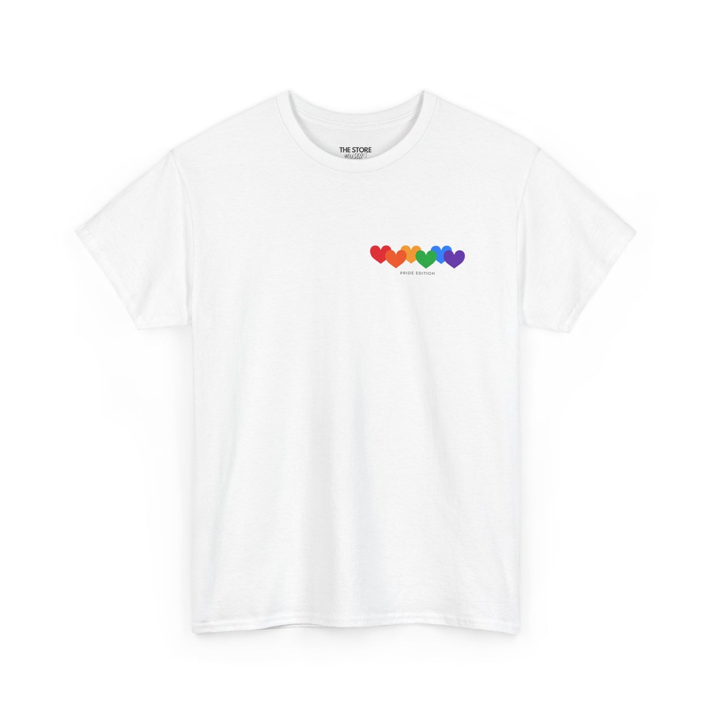 T-Shirt, Colorful Hearts Pride Edition