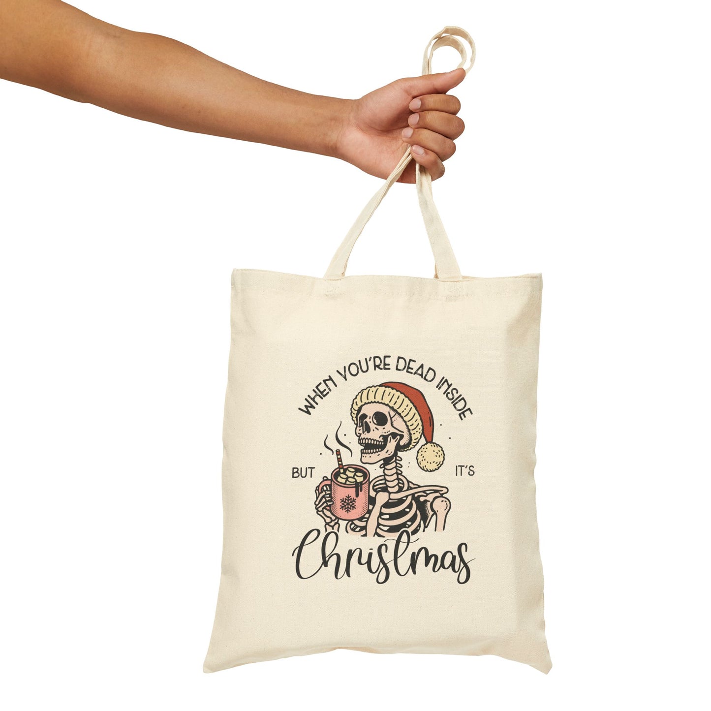 Tote Bag, Dead Inside But It's Christmas