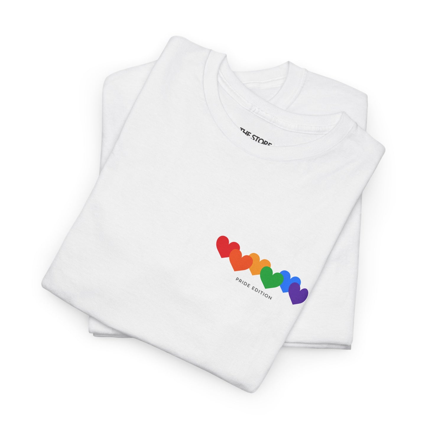 T-Shirt, Colorful Hearts Pride Edition