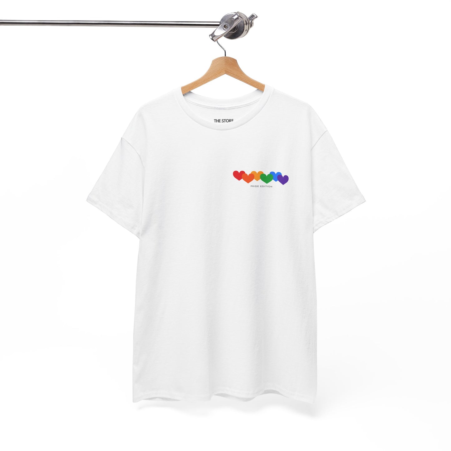 T-Shirt, Colorful Hearts Pride Edition