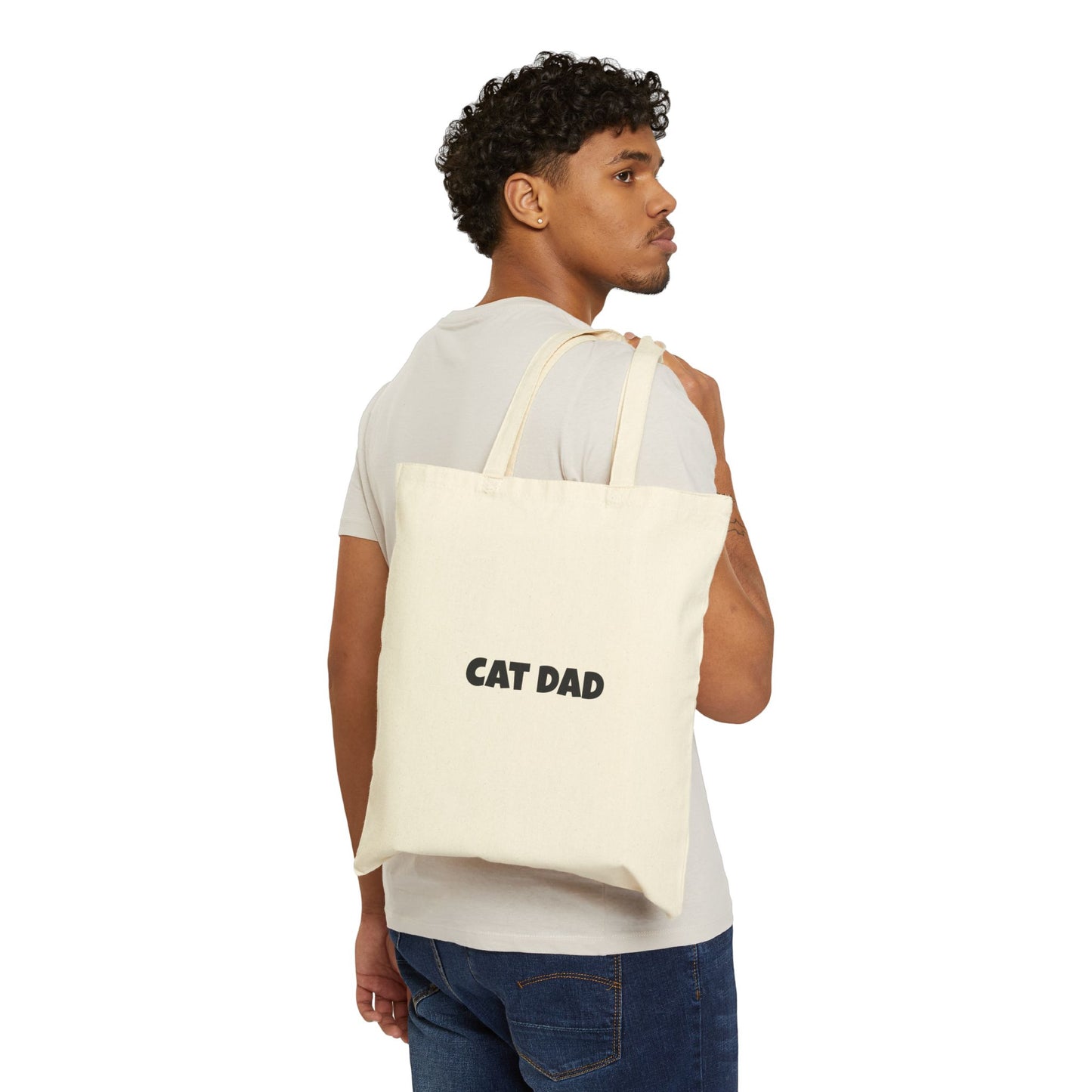 Tote Bag, Cat Dad