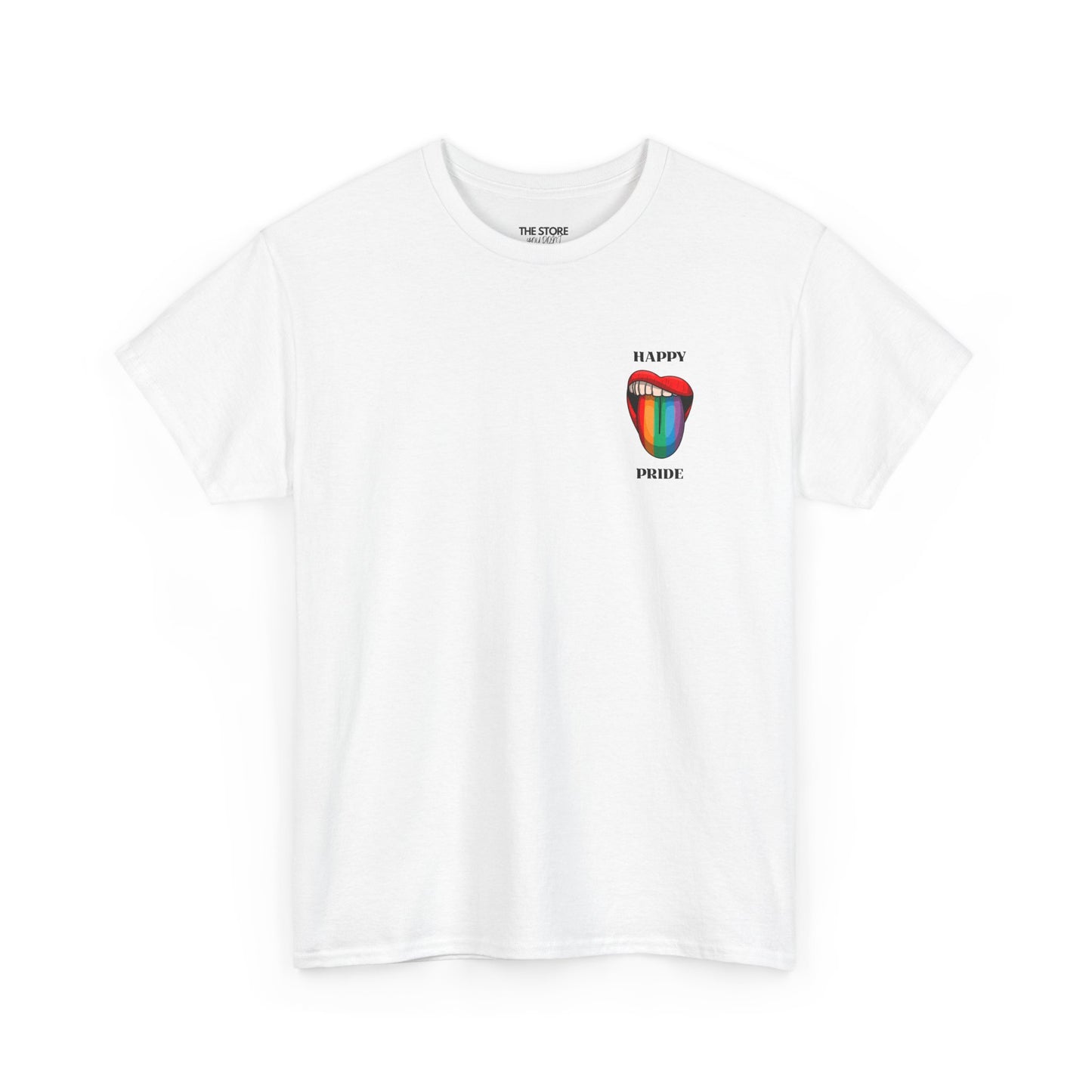 T-Shirt, Happy Pride Rainbow Tongue