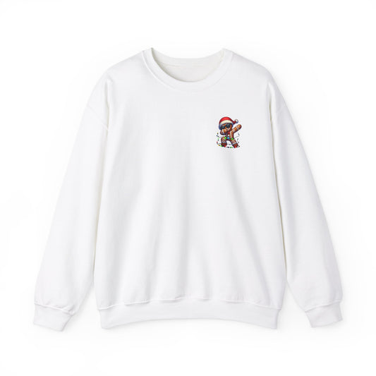 Sweatshirt, Dabbing Gingerbread Man